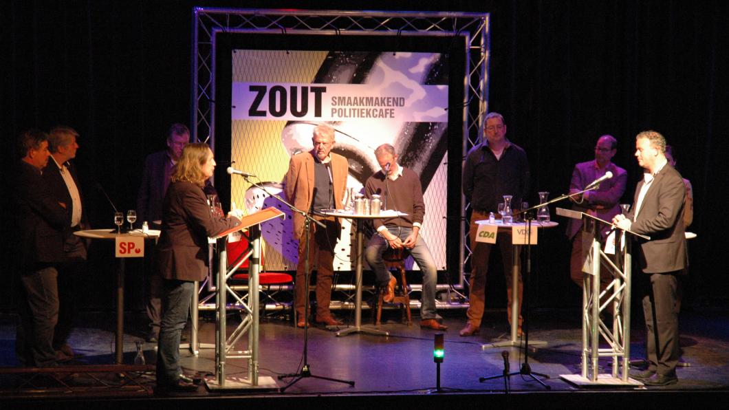 Verkiezingsdebat in politiek café Zout in de Groene Engel
